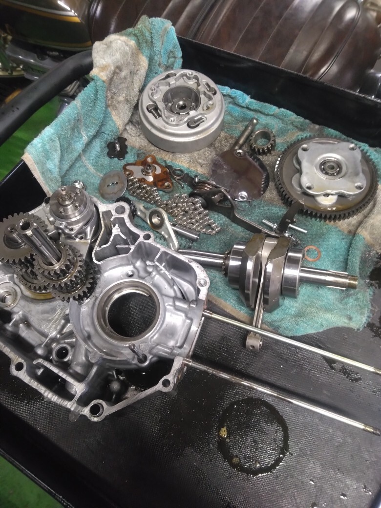 HONDA　エンジン整備　モンキー