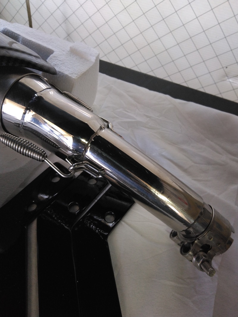 部品製作　中間エキパイ